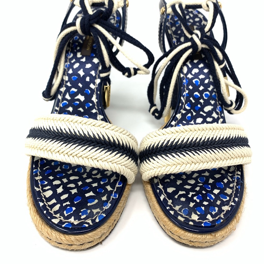 Louis Vuitton Chevron Sandal Heels - Picture 3 of 16